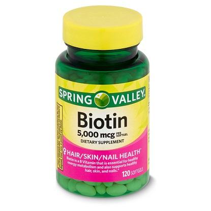 Spring Valley - Biotin 5000 mcg, Super...