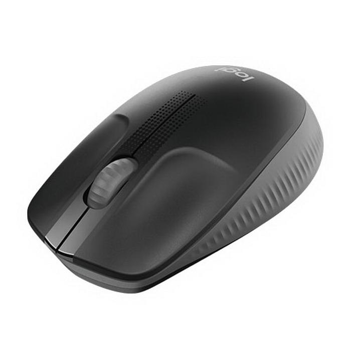 Logitech Wireless Mouse Gray Full-Size M190 (910-005913)