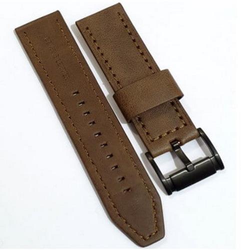 Chocolate New Original Leather Watch Strap