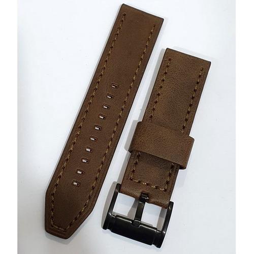 Chocolate New Original Leather Watch Strap