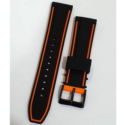 Black New Original Rubber Watch Strap