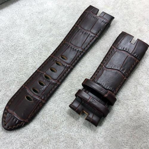 Brown New Roger Dubuis Leather Watch Strap