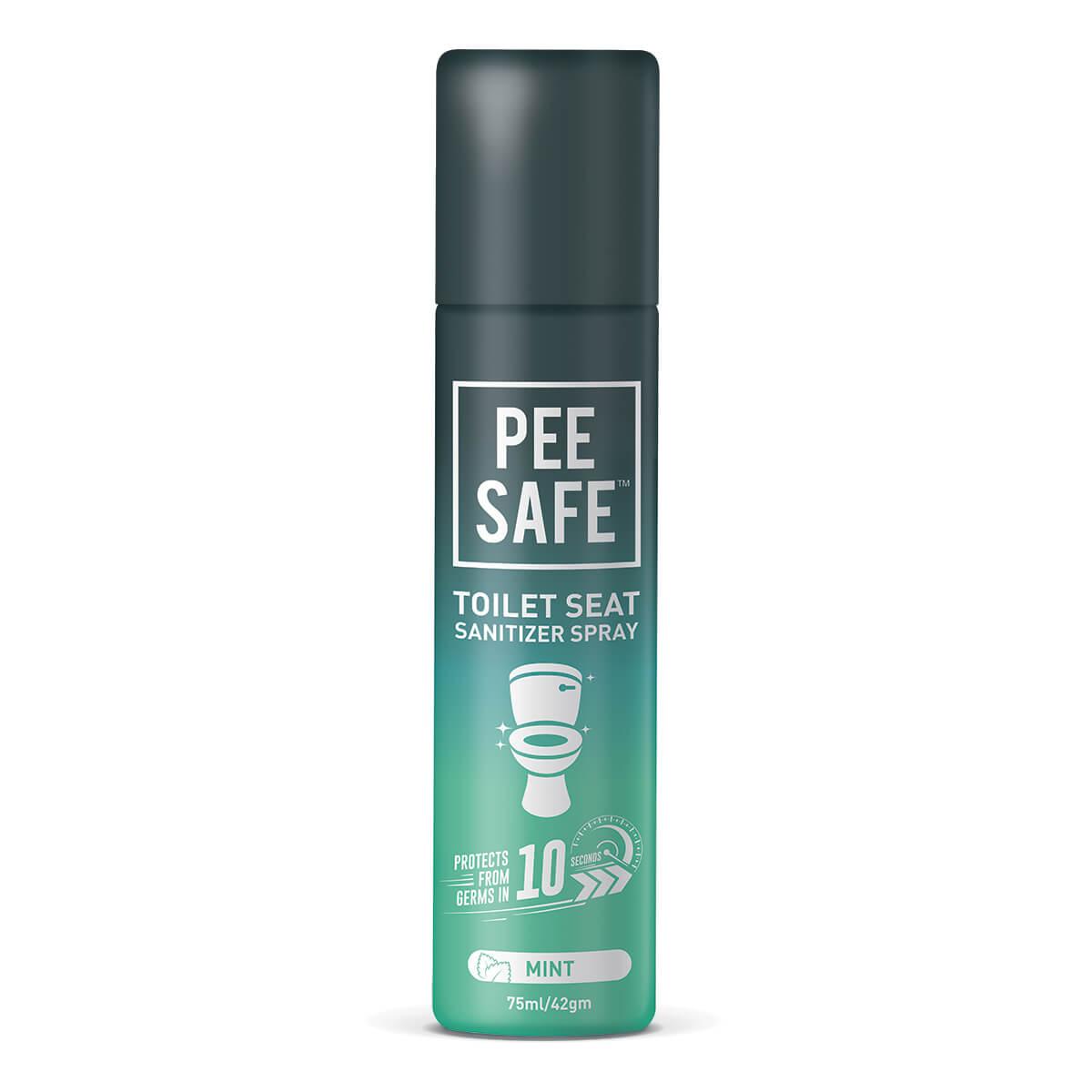 Pee Safe Toilet Seat Sanitizer Spray 75ml...