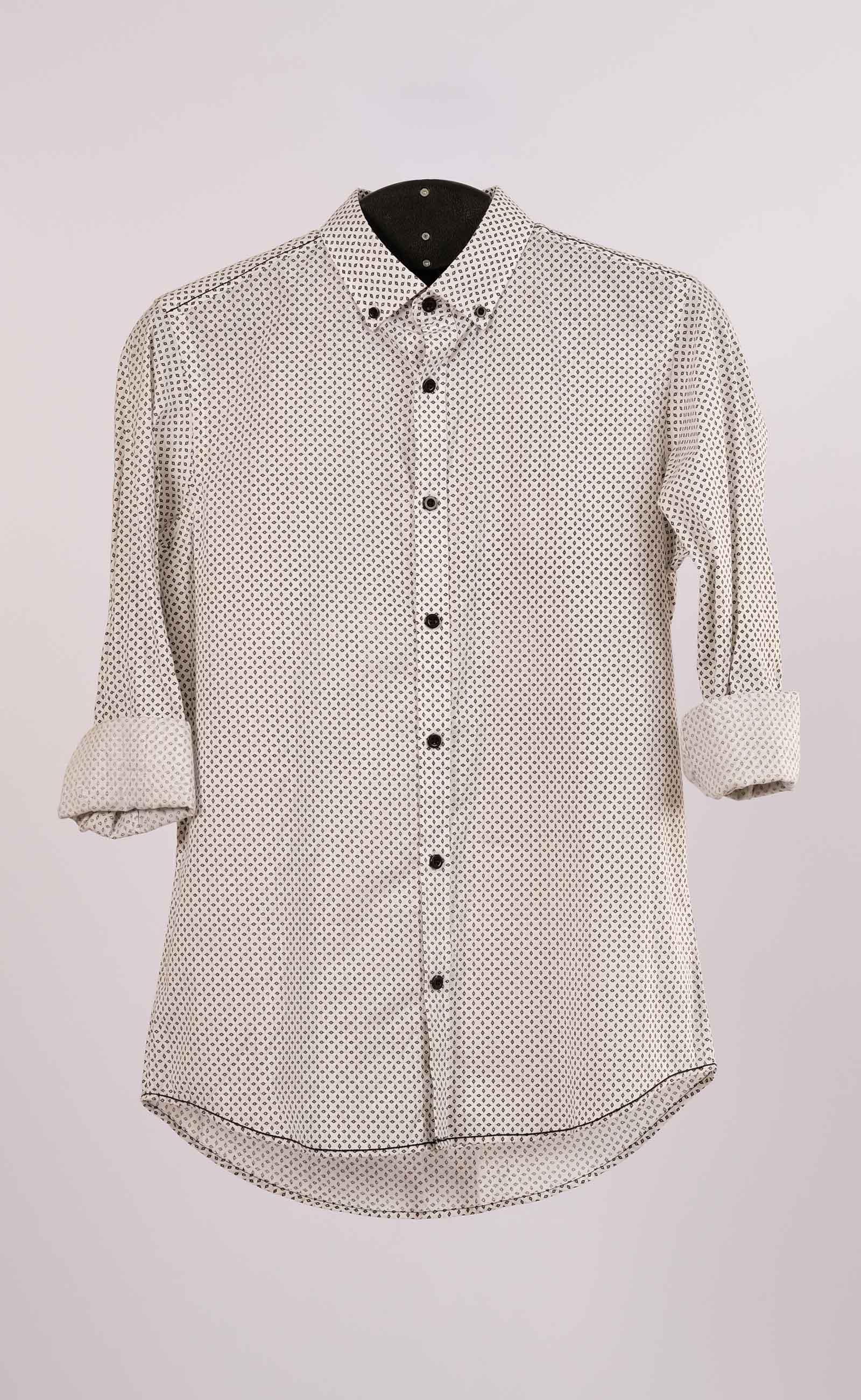 MENS CASUAL WHITE SHIRT