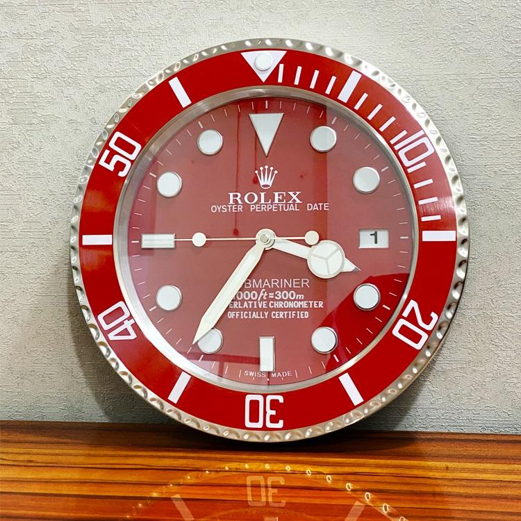Red Luxurious Office & Home Decorated Wall Clock
