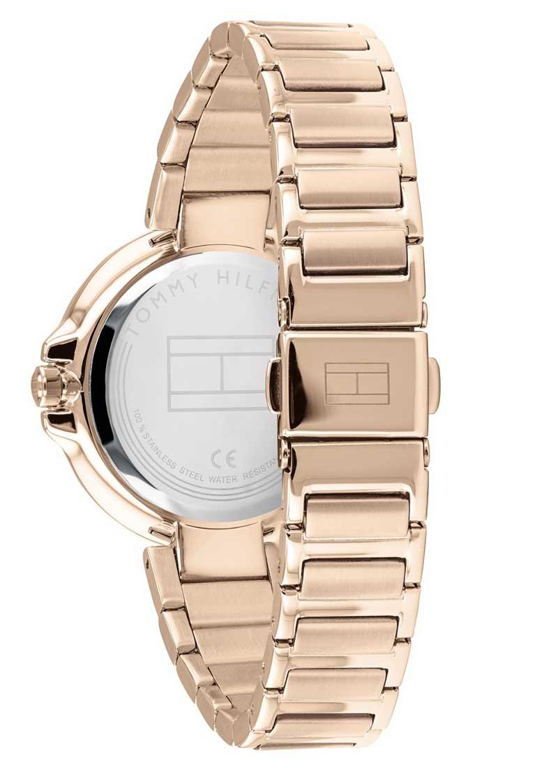 Tommy Hilfiger 1782124 RoseGold Stainless Steel Chronograph Watch For Women - White & RoseGold