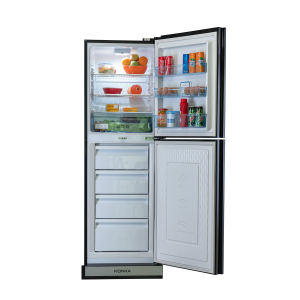 KRB 230 GB-Black Stone(2-Door, Bottom Freezer, Glass Door)