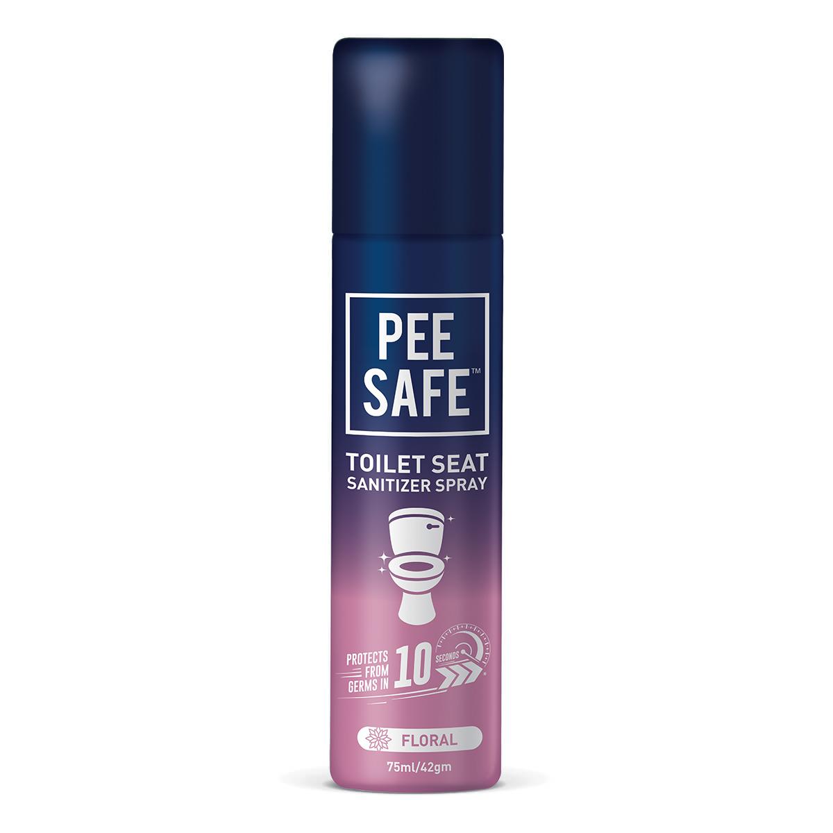 Pee Safe Toilet Seat Sanitizer Spray 75ml...