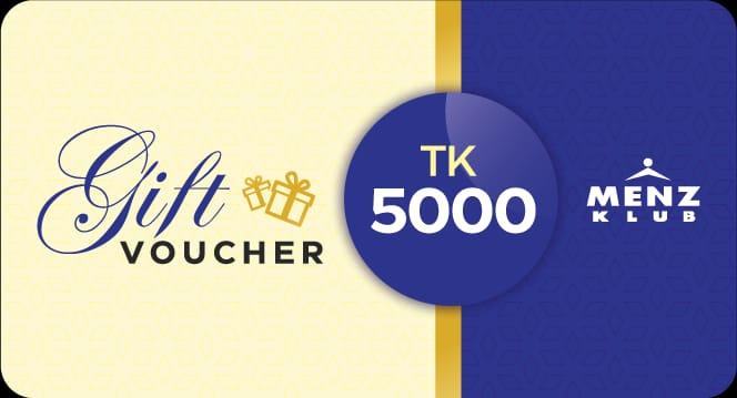 MENZ KLUB Digital Gift Card 5000 Tk