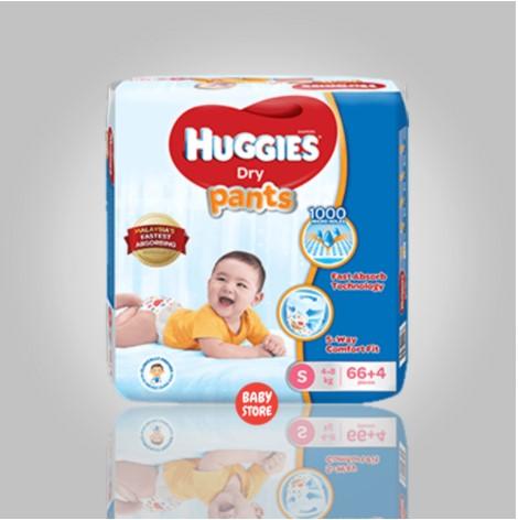 Huggies Dry Pants Baby Diaper Pant S 4-8...