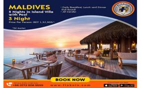 DAYS  3 NIGHTS MALDIVES TRIP IN COCO BODU HITHI