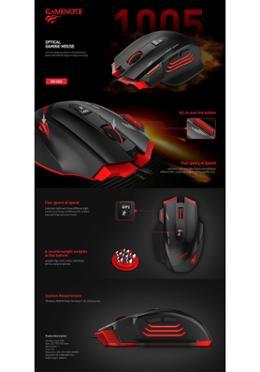 Havit MS1005 Optical Gaming Mouse (All in one Fire Button)