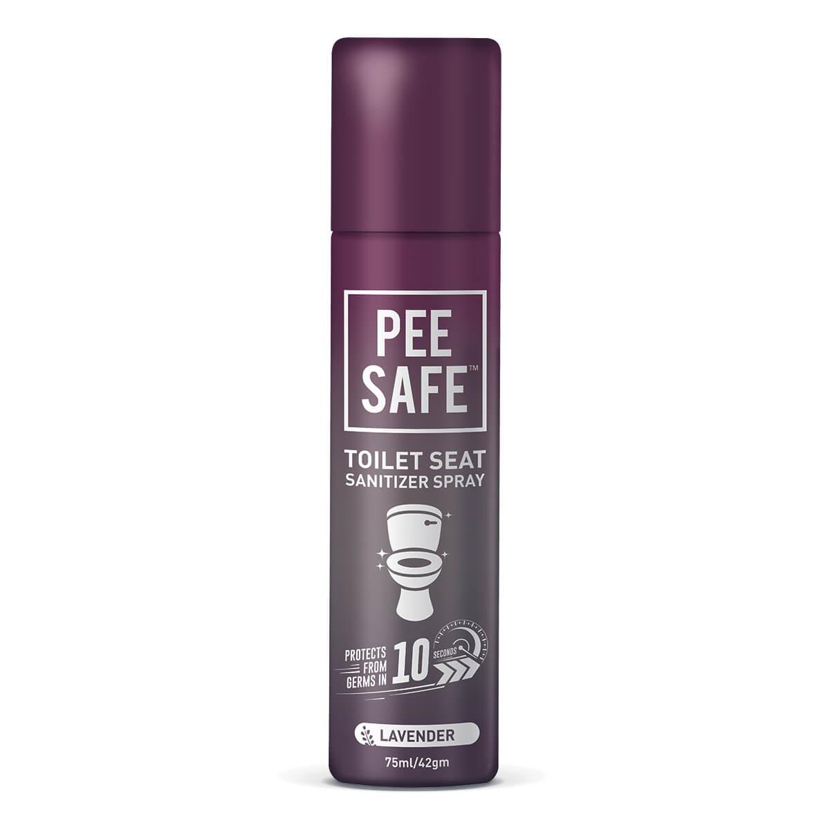 Pee Safe Toilet Seat Sanitizer Spray 75ml...