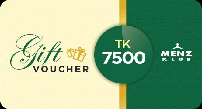 MENZ KLUB Digital Gift Card 7500 TK
