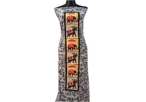 Unstitched Gray Kameez Piece