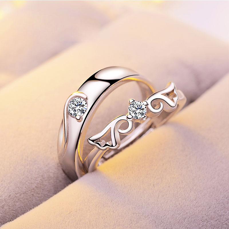 COUPLE Finger RING- Silver