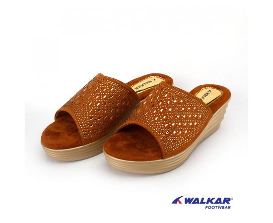 Walkar Ladies Heel Brown
