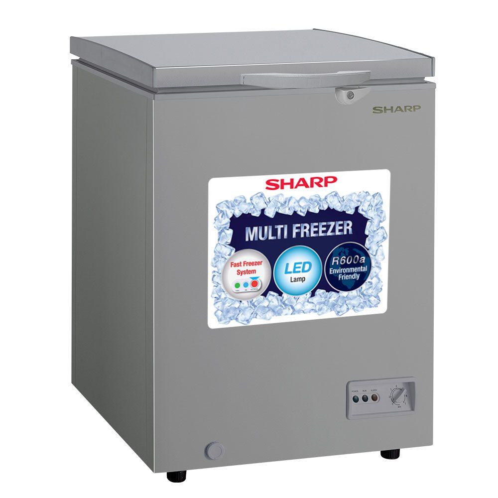 Sharp Freezer SJC-128-GY | 110 Liters - Grey
