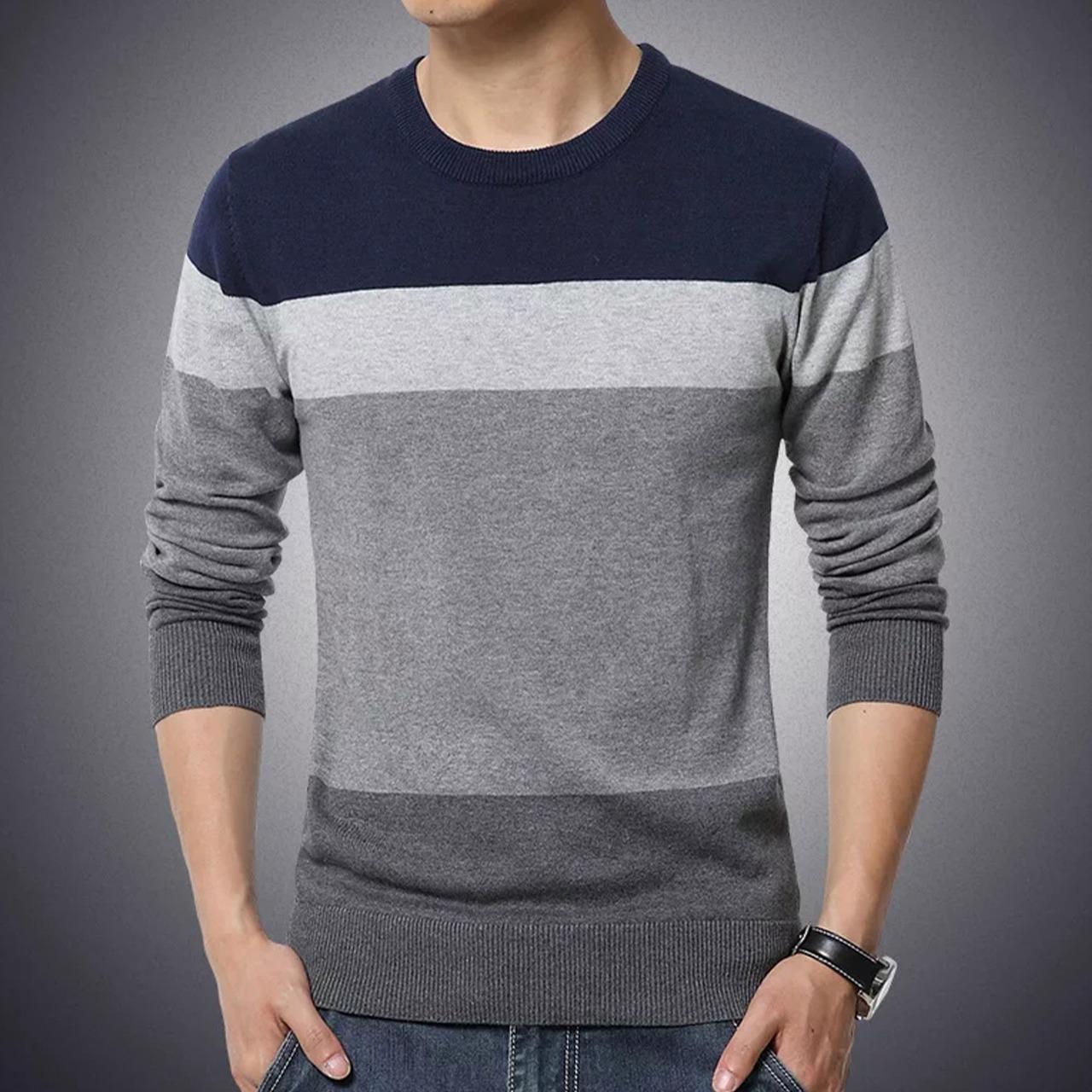 Cotton Full Sleeve Sweater for Men - GMS002