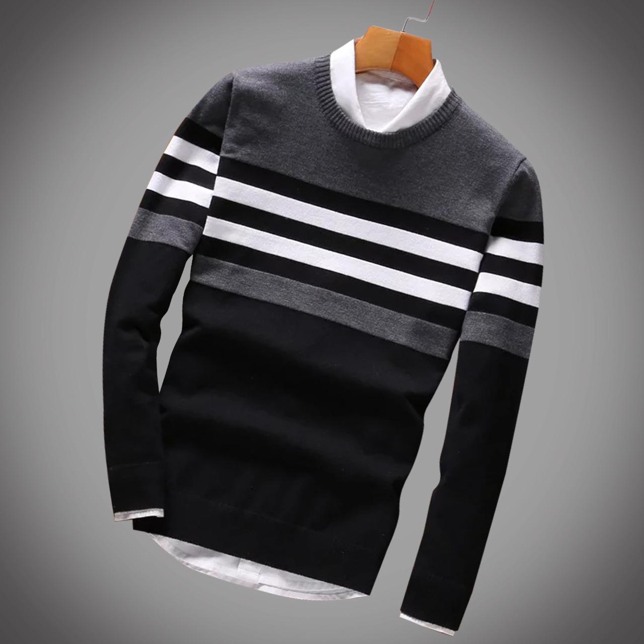 Cotton Full Sleeve Sweater for Men - GMS003