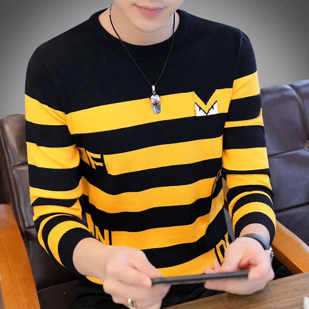 Cotton Full Sleeve Sweater for Men - GMS007