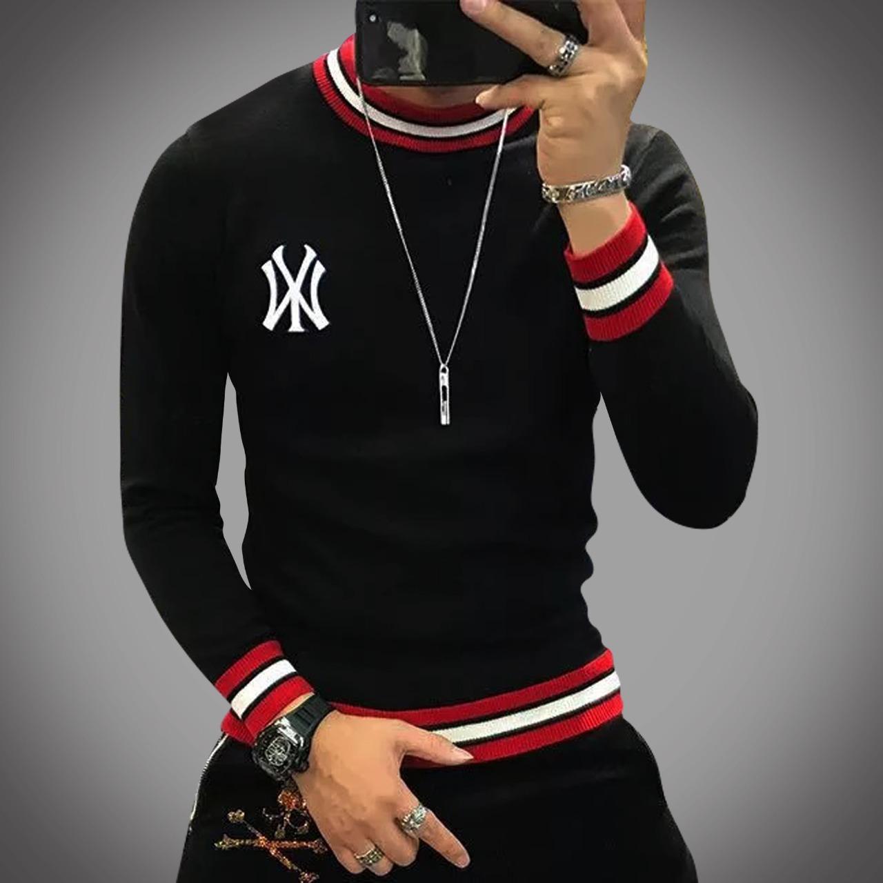 Cotton Full Sleeve Sweater for Men - GMS010