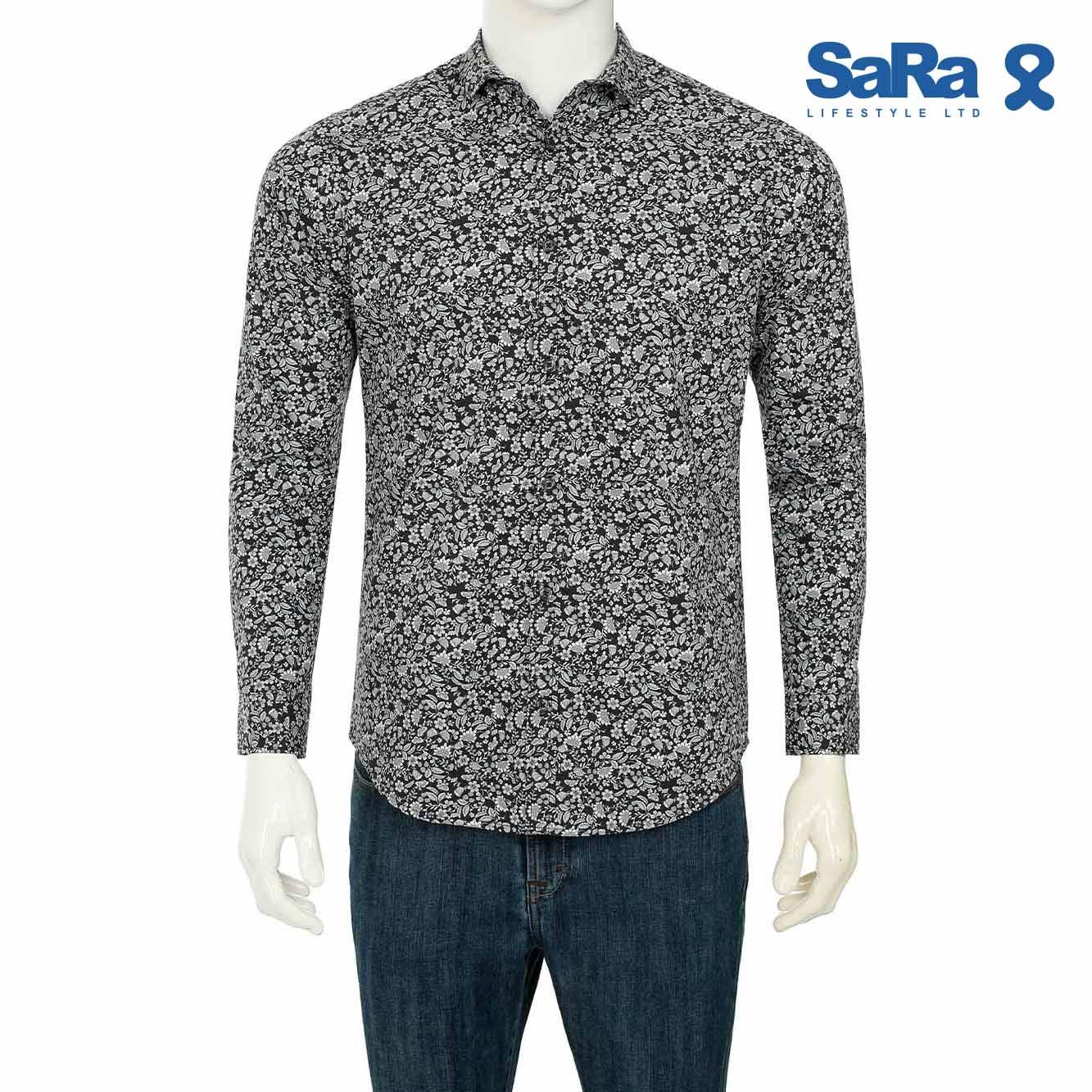 SaRa Mens Casual Shirt (MCS92FC-Printed)