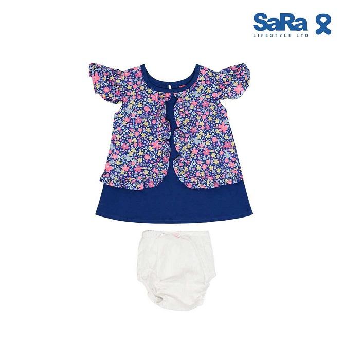 SaRa Girls Tops (MGNF5CK-Blue)