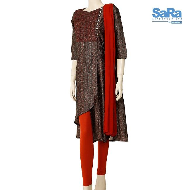 SaRa Ladies Ethnic 3 pcs (NWEKM12A-FIRED...