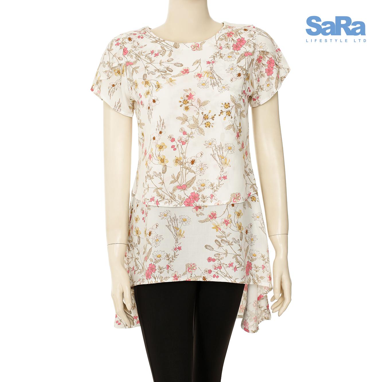 SaRa Ladies Fashion Tops (NWFT62 Floral...