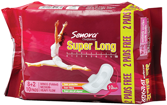 Senora Confidence Super Long (8+2)Pads