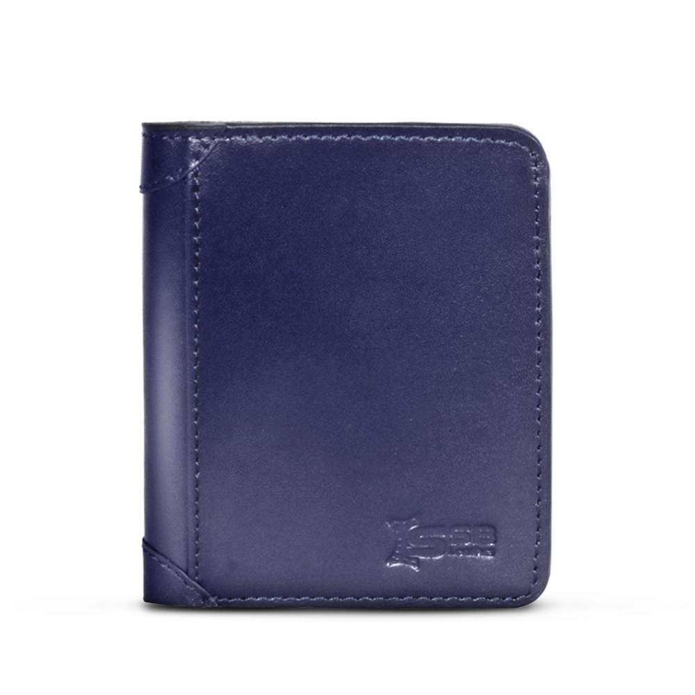 Antique Blue ( Agun ) Short Leather Wallet...