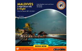 3 NIGHT BEACH VILLA MALDIVES TRIPS IN OBLU BY...