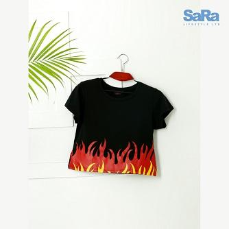 SaRa Ladies T-Shirt (WKTSR7-Black)